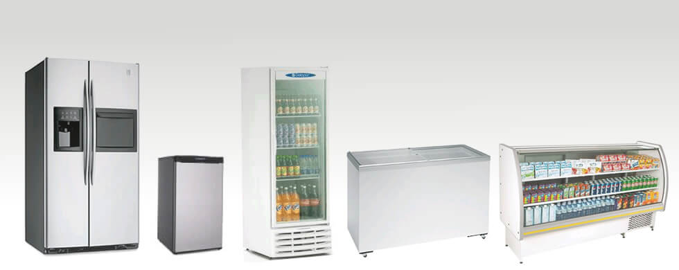Geladeira, Freezer, Bebedouro, Máquina de Lavar, Ar Condicionado, Split, Câmara Frigorífica, Balcão Refrigerado, etc.
